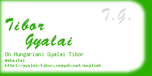 tibor gyalai business card